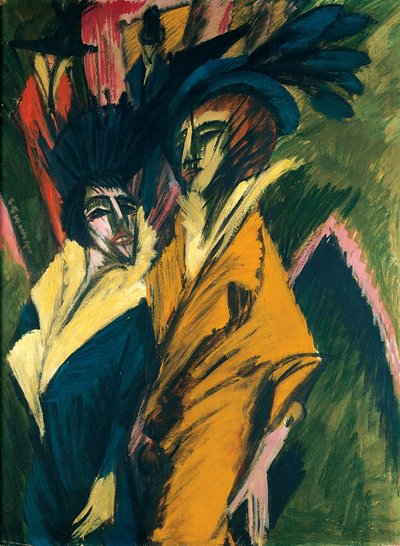 Two Women on the Street by Ernst Ludwig Kirchner